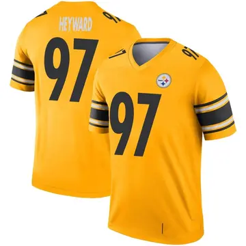 Youth Nike Pittsburgh Steelers Cameron Heyward Gold Inverted Jersey - Legend