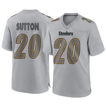 Youth Nike Pittsburgh Steelers Cameron Sutton Gray Atmosphere Fashion Jersey - Game