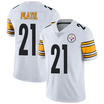 Youth Nike Pittsburgh Steelers Carlins Platel White Vapor Untouchable Jersey - Limited