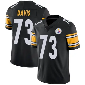 Youth Nike Pittsburgh Steelers Carlos Davis Black Team Color Vapor Untouchable Jersey - Limited