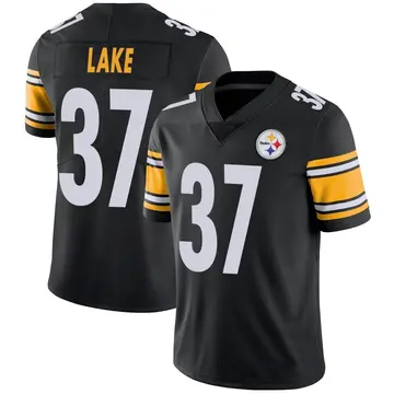 Youth Nike Pittsburgh Steelers Carnell Lake Black Team Color Vapor Untouchable Jersey - Limited