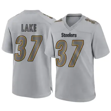 Youth Nike Pittsburgh Steelers Carnell Lake Gray Atmosphere Fashion Jersey - Game