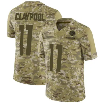 Youth Nike Pittsburgh Steelers Chase Claypool Camo 2018 Salute to Service Jersey - Limited