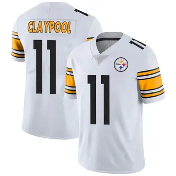 Youth Nike Pittsburgh Steelers Chase Claypool White Vapor Untouchable Jersey - Limited