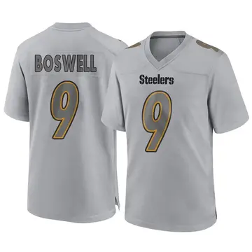 Youth Nike Pittsburgh Steelers Chris Boswell Gray Atmosphere Fashion Jersey - Game