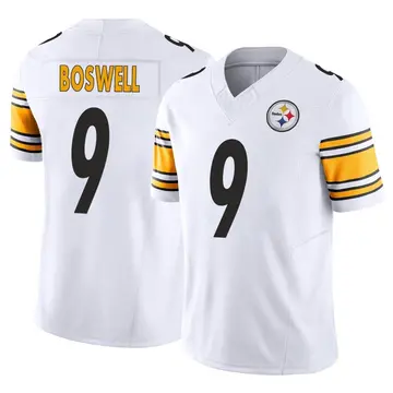 Youth Nike Pittsburgh Steelers Chris Boswell White Vapor F.U.S.E. Jersey - Limited