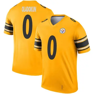 Youth Nike Pittsburgh Steelers Chris Oladokun Gold Inverted Jersey - Legend