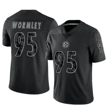 Youth Nike Pittsburgh Steelers Chris Wormley Black Reflective Jersey - Limited