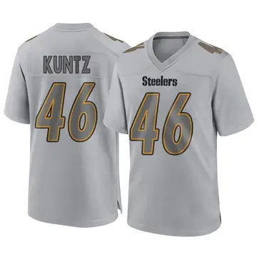 Youth Nike Pittsburgh Steelers Christian Kuntz Gray Atmosphere Fashion Jersey - Game