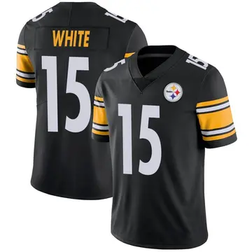 Youth Nike Pittsburgh Steelers Cody White Black Team Color Vapor Untouchable Jersey - Limited