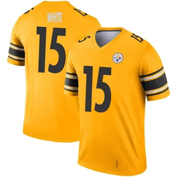 Youth Nike Pittsburgh Steelers Cody White Gold Inverted Jersey - Legend