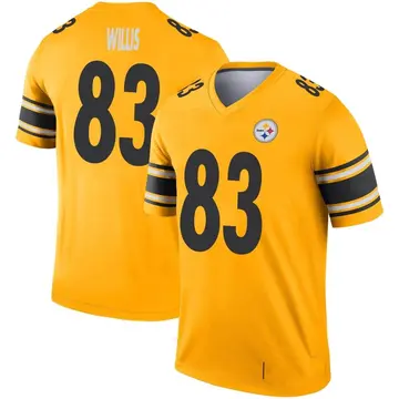 Youth Nike Pittsburgh Steelers Damion Willis Gold Inverted Jersey - Legend