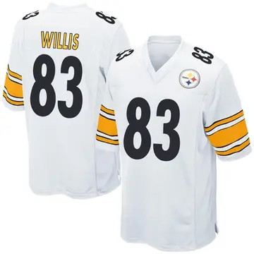 Youth Nike Pittsburgh Steelers Damion Willis White Jersey - Game