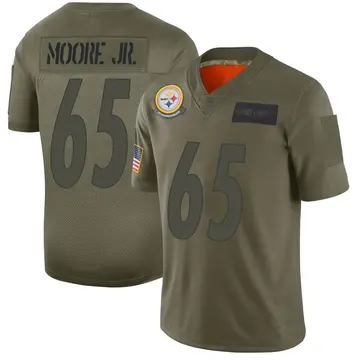 Youth Nike Pittsburgh Steelers Dan Moore Jr. Camo 2019 Salute to Service Jersey - Limited