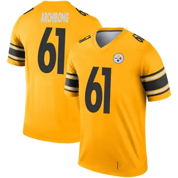 Youth Nike Pittsburgh Steelers Daniel Archibong Gold Inverted Jersey - Legend