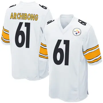 Youth Nike Pittsburgh Steelers Daniel Archibong White Jersey - Game