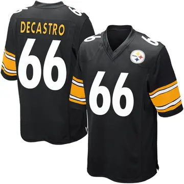 Youth Nike Pittsburgh Steelers David DeCastro Black Team Color Jersey - Game