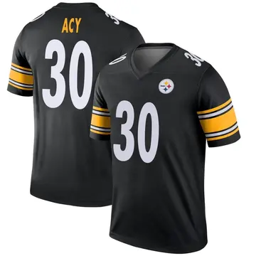 Youth Nike Pittsburgh Steelers DeMarkus Acy Black Jersey - Legend