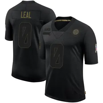 Youth Nike Pittsburgh Steelers DeMarvin Leal Black 2020 Salute To Service Jersey - Limited