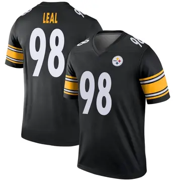 Youth Nike Pittsburgh Steelers DeMarvin Leal Black Jersey - Legend