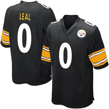 Youth Nike Pittsburgh Steelers DeMarvin Leal Black Team Color Jersey - Game