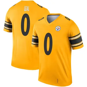 Youth Nike Pittsburgh Steelers DeMarvin Leal Gold Inverted Jersey - Legend