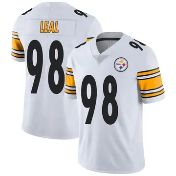 Youth Nike Pittsburgh Steelers DeMarvin Leal White Vapor Untouchable Jersey - Limited