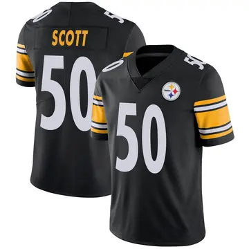 Youth Nike Pittsburgh Steelers Delontae Scott Black Team Color Vapor Untouchable Jersey - Limited