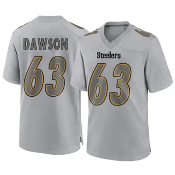 Youth Nike Pittsburgh Steelers Dermontti Dawson Gray Atmosphere Fashion Jersey - Game