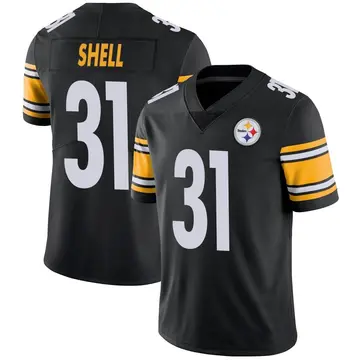 Youth Nike Pittsburgh Steelers Donnie Shell Black Team Color Vapor Untouchable Jersey - Limited