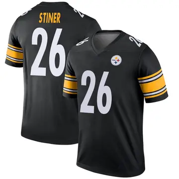 Youth Nike Pittsburgh Steelers Donovan Stiner Black Jersey - Legend