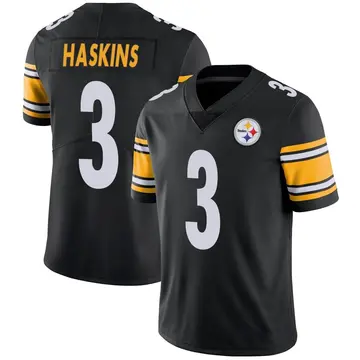 Youth Nike Pittsburgh Steelers Dwayne Haskins Black Team Color Vapor Untouchable Jersey - Limited