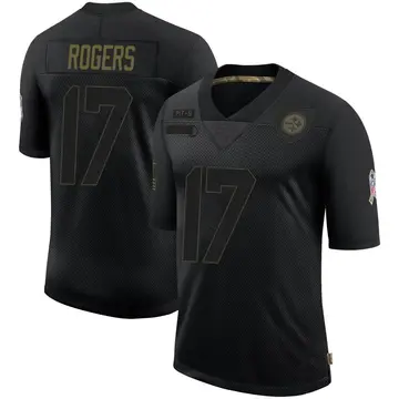 Youth Nike Pittsburgh Steelers Eli Rogers Black 2020 Salute To Service Jersey - Limited