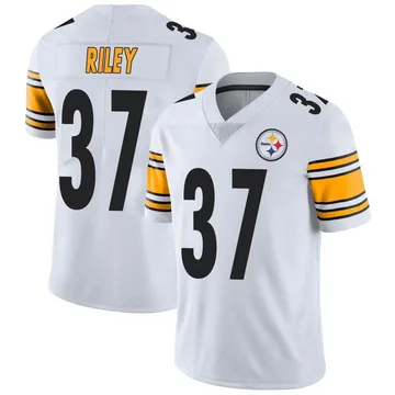 Youth Nike Pittsburgh Steelers Elijah Riley White Vapor Untouchable Jersey - Limited