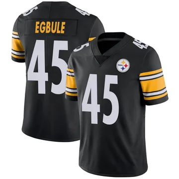 Youth Nike Pittsburgh Steelers Emeke Egbule Black Team Color Vapor Untouchable Jersey - Limited