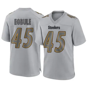 Youth Nike Pittsburgh Steelers Emeke Egbule Gray Atmosphere Fashion Jersey - Game