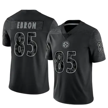 Youth Nike Pittsburgh Steelers Eric Ebron Black Reflective Jersey - Limited