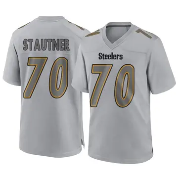 Youth Nike Pittsburgh Steelers Ernie Stautner Gray Atmosphere Fashion Jersey - Game