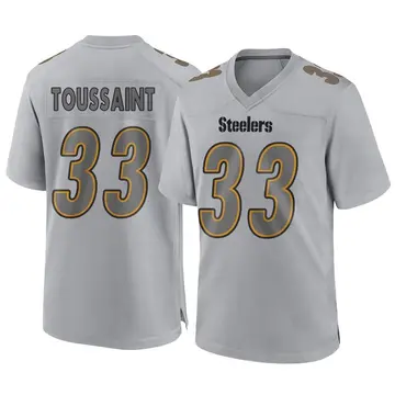 Youth Nike Pittsburgh Steelers Fitzgerald Toussaint Gray Atmosphere Fashion Jersey - Game