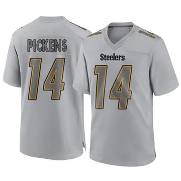 Youth Nike Pittsburgh Steelers George Pickens Gray Atmosphere Fashion Jersey - Game