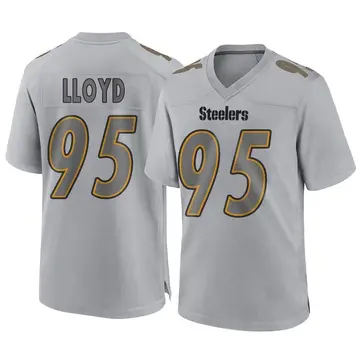 Youth Nike Pittsburgh Steelers Greg Lloyd Gray Atmosphere Fashion Jersey - Game