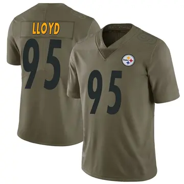 Youth Nike Pittsburgh Steelers Greg Lloyd Green 2017 Salute to Service Jersey - Limited