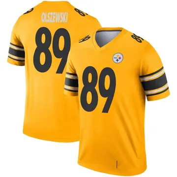 Youth Nike Pittsburgh Steelers Gunner Olszewski Gold Inverted Jersey - Legend