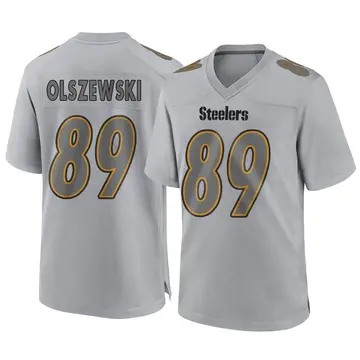 Youth Nike Pittsburgh Steelers Gunner Olszewski Gray Atmosphere Fashion Jersey - Game