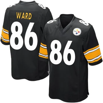 Youth Nike Pittsburgh Steelers Hines Ward Black Team Color Jersey - Game