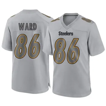 Youth Nike Pittsburgh Steelers Hines Ward Gray Atmosphere Fashion Jersey - Game