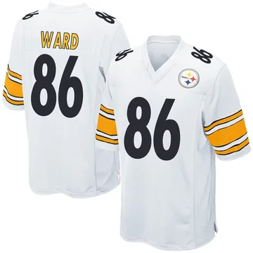 Youth Nike Pittsburgh Steelers Hines Ward White Jersey - Game