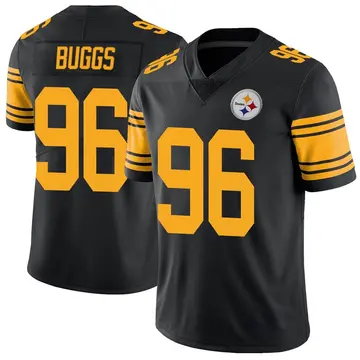 Youth Nike Pittsburgh Steelers Isaiah Buggs Black Color Rush Jersey - Limited