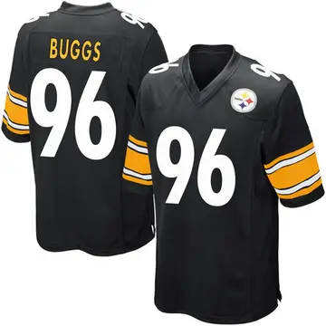 Youth Nike Pittsburgh Steelers Isaiah Buggs Black Team Color Jersey - Game