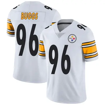 Youth Nike Pittsburgh Steelers Isaiah Buggs White Vapor Untouchable Jersey - Limited